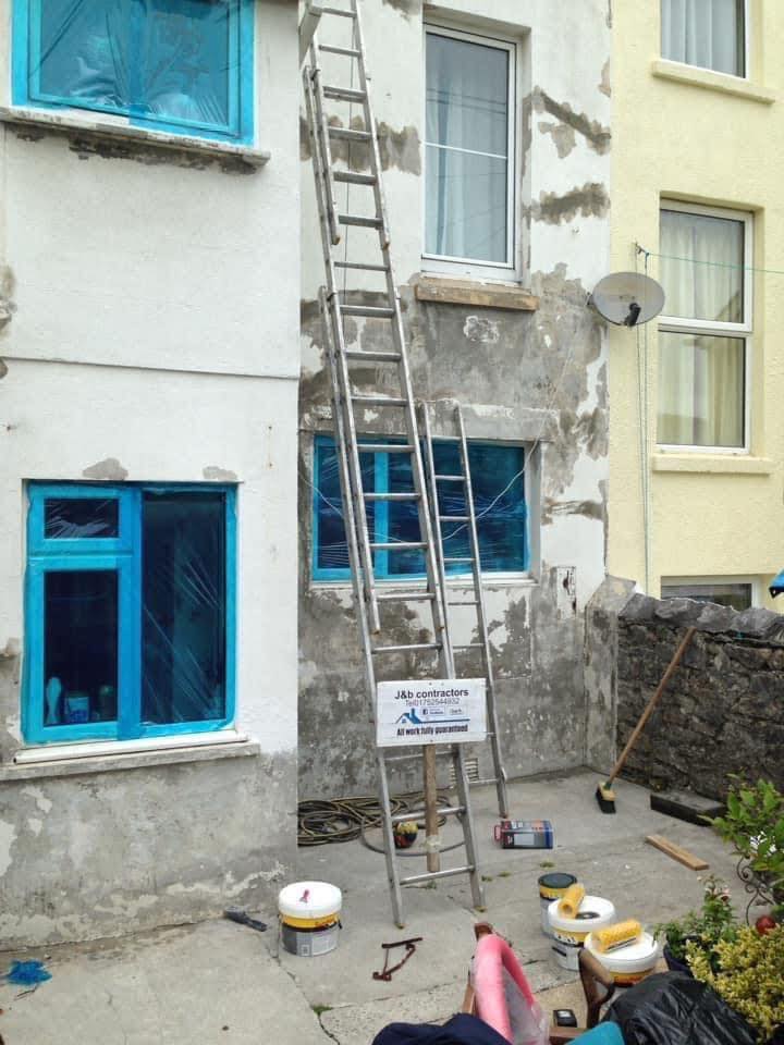 Render repair work in Hayle