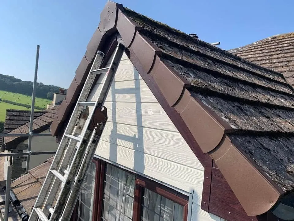 New fascias, bargeboards and guttering in Hayle