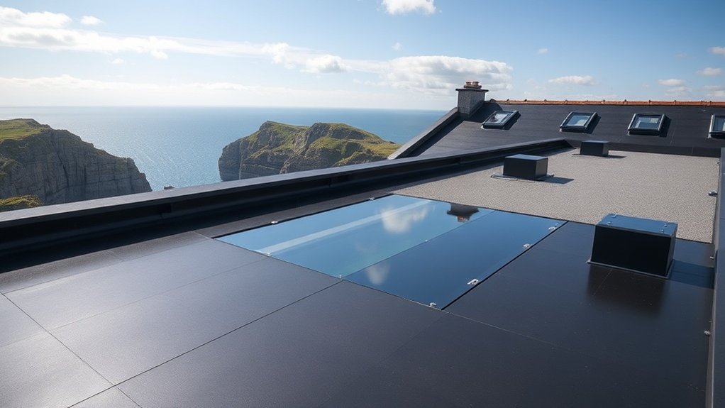 Flat roof installation in Hayle